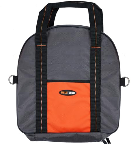 MELOTOUGH Jumper Cable Bag - 14.5 X 14Tools Cable Bag - Storage & Organizer for Cables, Cords, and Hoses Including EV Charging Cables for Electric Vehicles,Christmas Gifts for Men