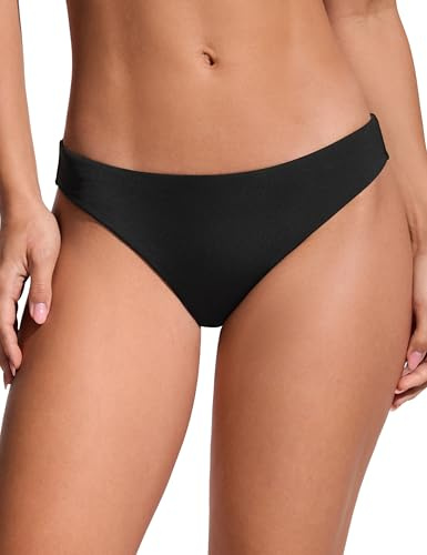 CRZ YOGA Low Waisted Bikini Bottoms Black Large