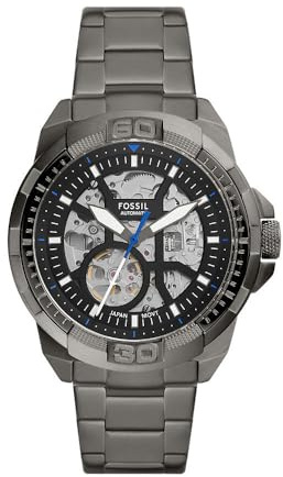 Fossil Men Analogue Automatic Watch with Stainless Steel Strap ME3218