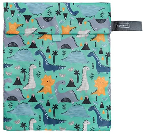 NERTHUS Bolsa isotermica reutilizable para el almuerzo, merienda, sandwich, porta bocadillo