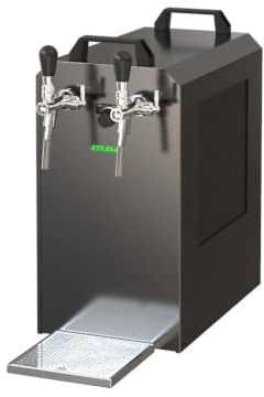 Set Completo - Spillatore Birra - Stream 80, Dispenser Birra, Macchina per Birra 2-Linee, 90 Litri/h - Dry Cooler, Keg:Senza, Keg 2:Senza