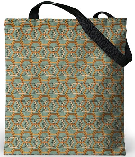 Loxato Tote Bag mit Reißverschluss - Aesthetic Tasche - Samtgewebe Velluto - Stofftasche Damen mit Reißverschluss Groß B37 H42 cm - Jutebeutel Bedruckt - Beuteltasche Damen - Stoffbeutel Aesthetic