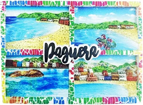 Mallorca España Paguera Mallorca Imán Nevera Souvenir Ciudades, Nevera Imán Decoración Pegatina Recuerdo Resina Artesanía Cocina Pizarra Blanca