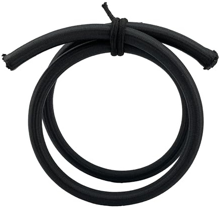 AEAOA 9,1 m elastisches Bungee-Stretch-Seil, Gummiseil, Schmuckkordel, Kajak, Deck, Spanngurt, Anhängergurt (12 mm)