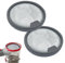 RUCUDIM HEPA Vorfilter 2 Stück HEPA Filters für Dreame T10 T20 T30 Staubsauger für Xiaomi G9 G10 Staubsauger, Waschbar, Staubsauger Zubehör, Wiederverwendbares