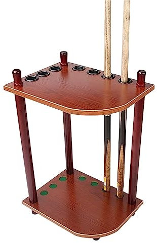 GLJTUO Pool-Queue-Rack, Pool-Queue-Ständer, Pool-Stick-Halter, Bodenständer, Queue-Billard-Queue-Racks, Hält Billard-Zubehör, Pool-Stick-Halter, Billard-Queue-Rack/A/16X12X25 Zoll (A 16X12X25 Zoll)