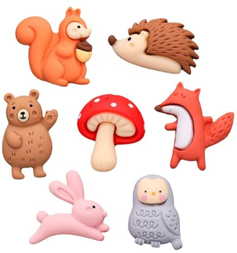 ISKAEN Tiere Pinnadeln, 30 Stück Kreative Niedliche Cartoon Stecknadeln Dekorative Reißzwecke Metall Push Pins Pinnwandnadeln Dekorative Stecknadeln für Pinnwand Wand Büro Schule Heimgebrauch