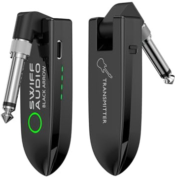Sistema de guitarra inalámbrico, sistema inalámbrico digital, transmisor de guitarra inalámbrico, soporte multicanal, batería recargable de larga duración para guitarra, bajo, instrumentos eléctricos