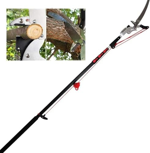 LYDBMYT Telescopic Pole Saws, Professional Telescopic Tree Pruners Pole Height Extendable Pruning Saw Gardening Landscaping Branch