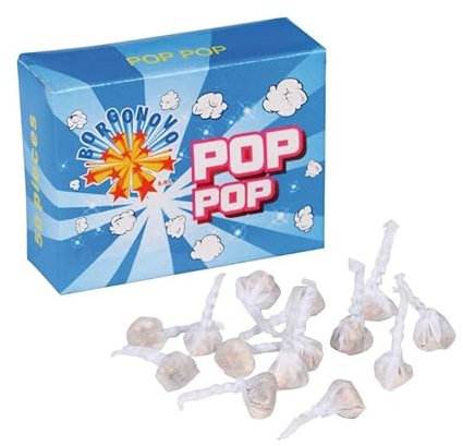Zeus Party 50 CIPOLLINE SCOPPIETTANTI Pop-Pop PETARDI per Bambini Cat. F1