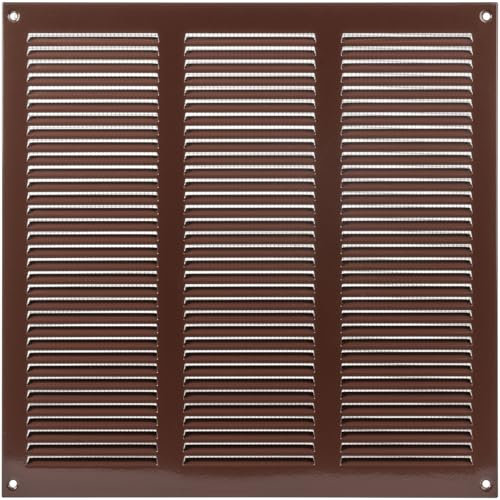 Vent Systems 30,5 x 30,5 cm (dimensioni complessive), copertura per bocchetta dell'aria in metallo, griglia di ritorno dell'aria con schermo integrato per ventilazione HVAC, copertura per condotto di