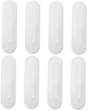VICASKY Blind Rope Cleat Hooks Classic Style White 8pcs Plastic Cord Cleats with Winding Function for Curtains and Coats for Blinds for Kitchen and Bedroom Use