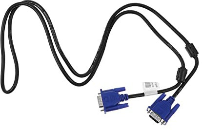 NUOBESTY 2 Pièces Câble Vga Adaptateur Vga pour Moniteur Ordinateur et Projecteur Durable Haute Performance