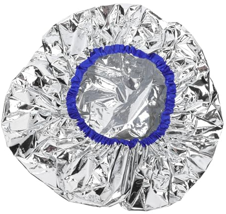 ELAYARD Salon Haarkur Haube Aluminiumfolie Wiederverwendbar Tiefenpflege Haarschutz Haarkappe Für Haarfärben Dauerwellen Haarkosmetik Leicht Und Bequem Für Zuhause Und Salon