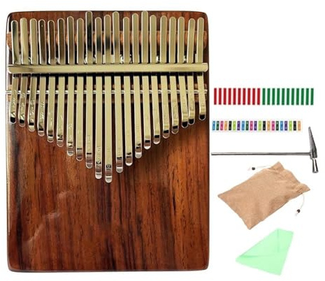 Anfänger-Kalimba Professionelle Kalimba 21 Tasten Walnuss 17 Für Anfänger(Rosewood 21 keys)