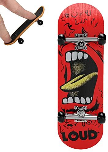 Fingerskateboard, 9.9x2.9x2.2cm Mini-Skateboard-Spielzeug, Fingerscooter-Spielzeug Mit 5-lagigem Ahornholz-Deck, Fingerboard Skateboard, Für Kinder Partytütenfüller, Kindergeburtstag Geschenke