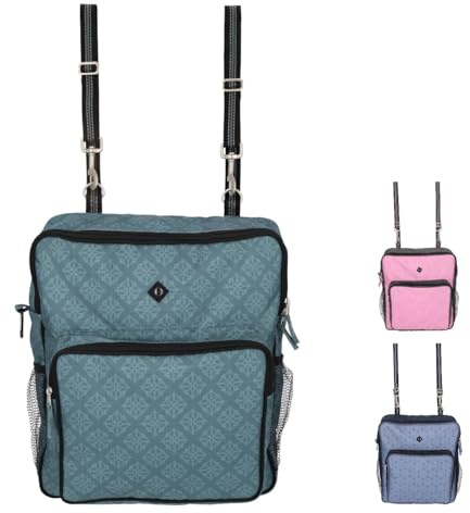NETPROSHOP Multifunktionale Stalltasche wasserabweisend mit verstellbaren Riemen zur Aufbewahrung von Stallbedarf, Farbe:Palm Green