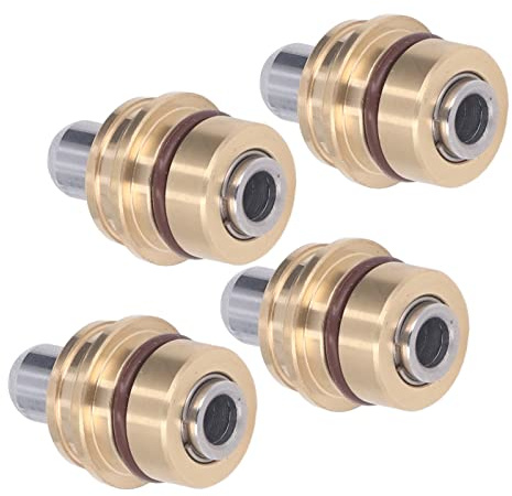 Haofy Set di Pulsanti con Impugnatura Joystick per Asta di Spinta in Metallo per Escavatore per Sany 60 Yuchai 60, Guarnizione in Gomma Resistente All'usura, Accessori di Ricambio 4 Pezzi