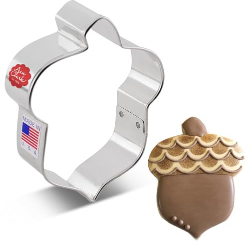Ann Clark Cookie Cutters Ausstechform Eichel, groß, 8,9 cm