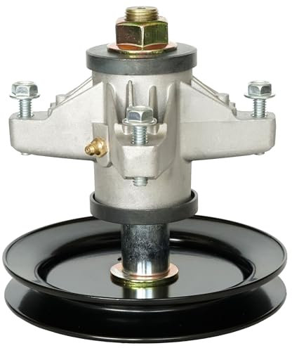 q&p Spindeleinheit ersetzt MTD 918-04124 618-04124A Traktor LT Serie 42 Deck Spindel & Riemenscheibe mit Befestigungsschrauben