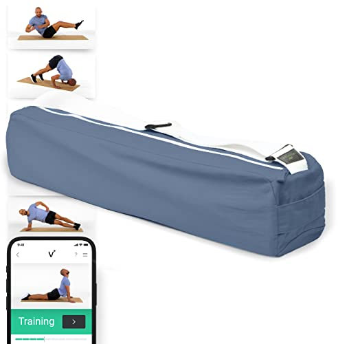 Vesta+ Yoga Tasche für Yogamatte + Fitness App, Yogatasche aus Bio-Baumwolle, Yogamatte Tragetasche mit Tragegurt verstellbar, Die ökologische Yogamatte Tasche für das Plus in deinem Training.