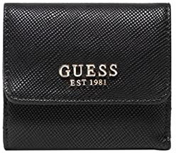 GUESS Women Laurel SLG Card & Coin Purse Wallet, Bla
