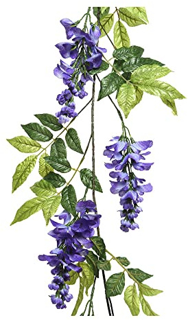 RAMA ARTIFICIAL WISTERIA (GLICINA) LILA 150cm