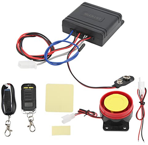 EBTOOLS, Sistema de Alarma para Motocicleta, ABS, Seguridad Antirrobo, Alarma de Vibración Inalámbrica, Universal para Scooter, Bicicleta, Coche, Kit Bluetooth