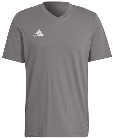 adidas Herren Entrada 22 Tee, Team Grey Four, L Long