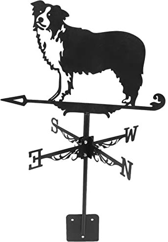 Happyyami Wetterfahne Aus Metall Für Garten Windrichtungsanzeiger Gartenstecker Zum Einsetzen in Boden Wetterfeste Gartendekoration