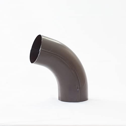 FTMETALLI - Gomito Curva Lamiera TDM Per Innesto Tubo Diametro 100 MM Figura F2 Aperto - Raccordo di collegamento curvo con pluviale - Made in Italy