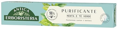 Antica Erboristeria Dentifricio Purificante Menta e Tè Verde 75 ml