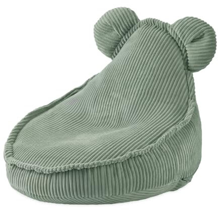 MISIOO Sitzsack Kinder Bean Bag - Sitzsack Mit Füllung - Waschbares Abdeckung - Corduroy Premium 100% Polyester - Stabil und Weich - Maße 68x45 cm - Für Kinderzimmer