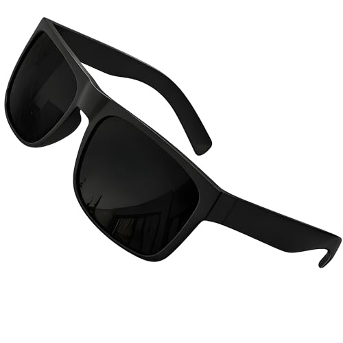 grinderPUNCH Gafas de Sol Hombre Polarizadas – Cuadradas y Grandes para Cabeza Grande, Estilo Deportivo y Running – Gafas de Sol Hombre Polaroid UV400, Gafas Mujer Polarizadas