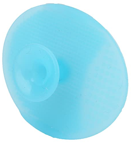 Silikon-Körperwäscher, Weiche Hand-Gesichtsbürste, Peeling, Baby-Badebürste, Gesichtsreinigungsbürste, Gesichtswäscher für 1–12 Monate Alte Babys (nacktblau)