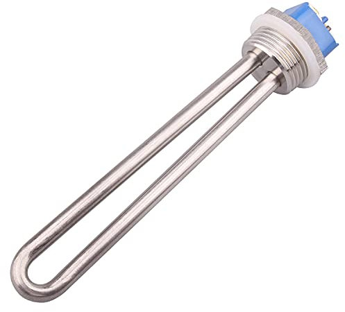 BDAYEK Piezas del Calentador de Agua Calentador Tubular de Agua por inmersión, 12 V, 150 W, Rosca 1''npt