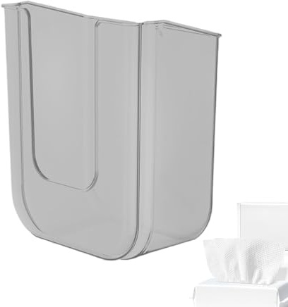 Dispenser per salviettine, contenitore per salviettine umidificate, porta carta velina, contenitore da parete | Scatola per tovaglioli WC, strumento ricaricabile per fazzoletti per bagno, cucina