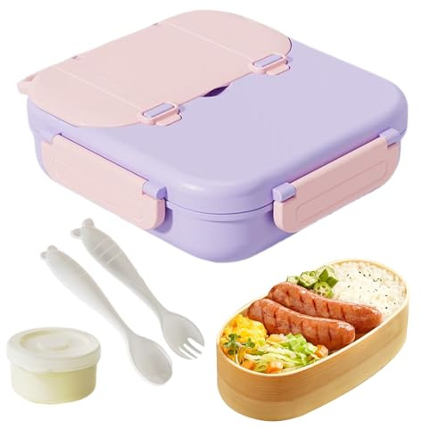 Portapranzo per Bambini Piccoli | Scatola Per Conservazione Cibo Adulti Da 1000ml Antigoccia,Per Asilo Scuola Campeggio Viaggio Picnic Ufficio Pasto Insalata Panino Spuntino