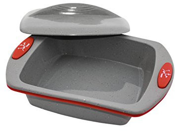 Jata Hogar MC68 - Molde de silicona para repostería y cocina. Apto para freidora de aire, horno, congelador y lavavajillas. 23 x 18 x 4,5 cm. Antiadherente, flexible y fácil de desmoldar.