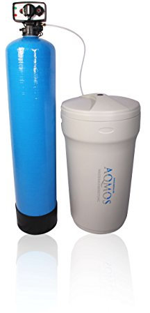 Hochwertige Aqmos FSX-200 zeitgesteuerte Wasserenthärtungsanlage für Haushalte bis zu 12 Personen | Entkalkungsanlage | Antikalkanlage | Entkalker