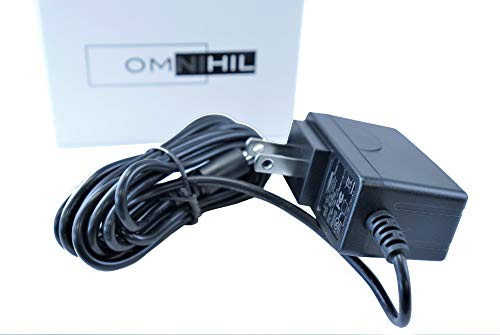 [UL Listed] OMNIHIL 8 Feet Long AC/DC Adapter Compatible with Lemax Carole Towne Christmas Village High Meadow Skating Pond-(2005)