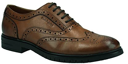 Hush Puppies Men's Santiago Oxford, Tan, 10 UK