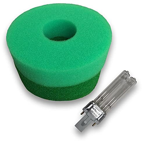 Finest-Filters Compatible Hozelock Bioforce 2200 Filter Foam Sponge And UV Bulb Lamp Pond Set