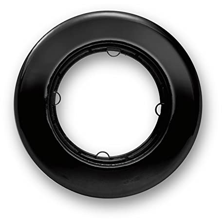 Fontini - Plaque 1 Poste Porcelaine Noire - DO LOW