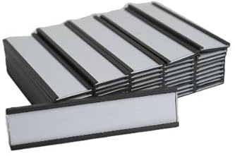 RS PRO Strontiumferrit Etikettenhalter Magnetisch, glatt, Stärke 2.9mm B. 30mm, L. 100mm, 44g / cm², Packung a 50 Stück