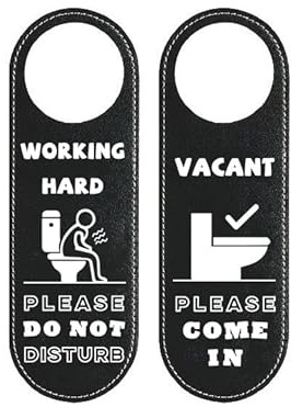 Do Not Disturb Door Sign Hanging Vacant Door Sign 2-Sided Door Hanger Sign