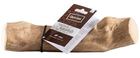Chewies Kaffeträ tuggstav för hundar – tuggben hundleksak – 100% naturliga hundtillbehör låg risk och hållbar – storlek L: för hundar från 20 kg kroppsvikt, 2-pack