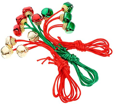 Vaguelly 36stücke Weihnachtsglocken-anhänger aus Kreative Halskettenanhänger für Diy-weihnachtsbaumdekoration Hängende Weihnachtsglocken-dekoration für Heimdekoration