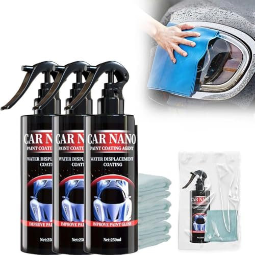 Autolack Kratzer Entferner Auto Körper Polieren, 2024 Neu Mikro Polieren um Kratzer und Kratzer zu entfernen, Automobil Körper Polieren Micro Polieren Automobil Polieren Kit 250 ml (3 Pcs)
