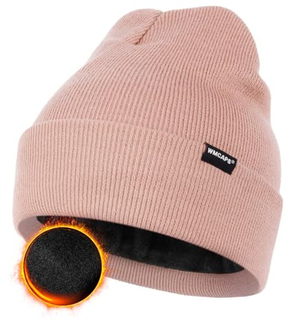 Wmcaps Klassische Mütze Herren Damen, Wintermütze mit Warm Fleecefutter | Klassische Modelle, Dehnbares Warmes Acrylmaterial, Versatile All-Day, für Winter & Outdoor, Geschenk für Männer Frauen